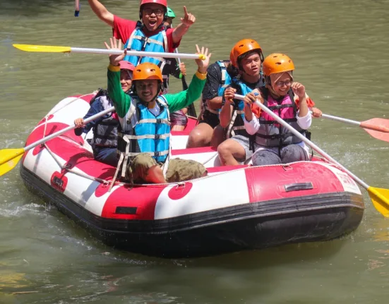 Como funciona a correnteza no rafting?